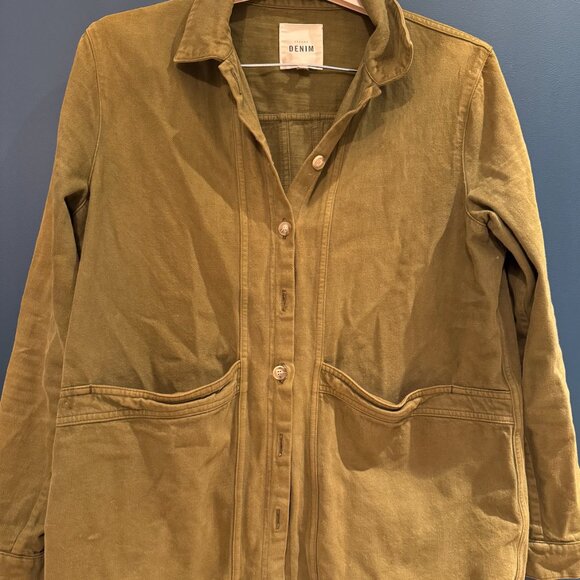 Sezane Will Jacket Khaki M - Picture 3 of 5